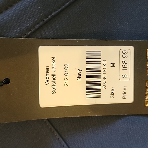 Women's Softshell Waterproof Fleece Lined Jacket - Picture 6 of 6